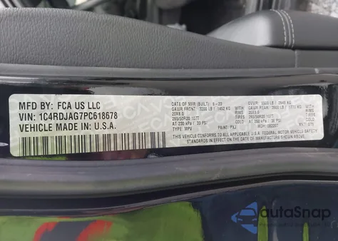 2023 Dodge Durango Sxt Plus Awd from USA, damaged, VIN 1C4RDJAG7PC618678